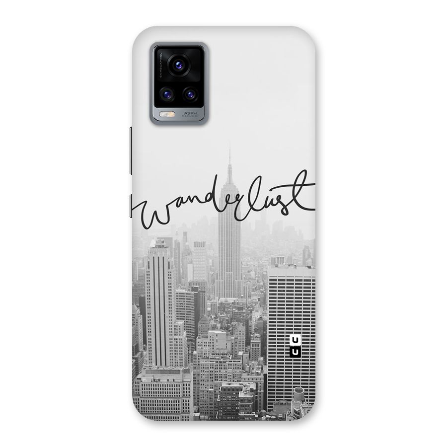 City Wanderlust Monochrome Back Case for Vivo V20