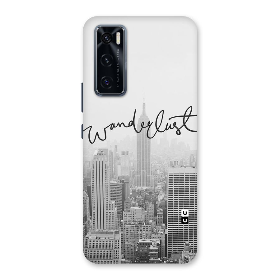 City Wanderlust Monochrome Back Case for Vivo V20 SE