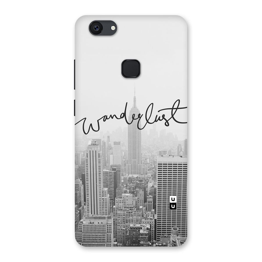 City Wanderlust Monochrome Back Case for Vivo V7 Plus