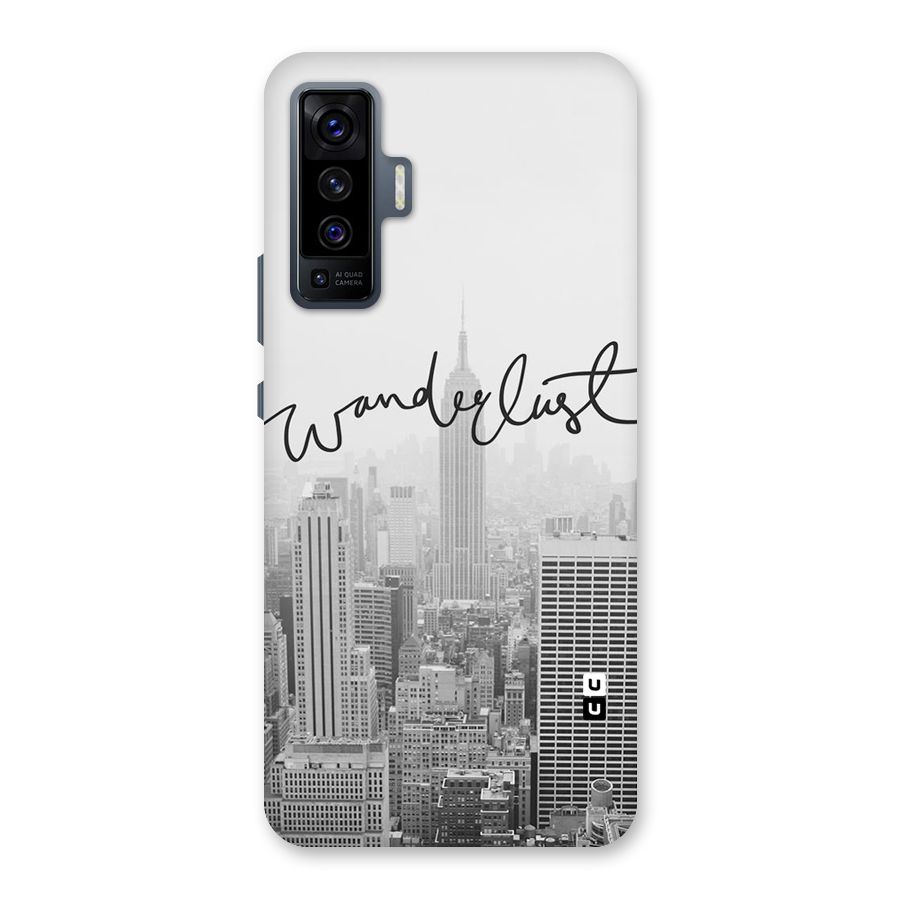 City Wanderlust Monochrome Back Case for Vivo X50