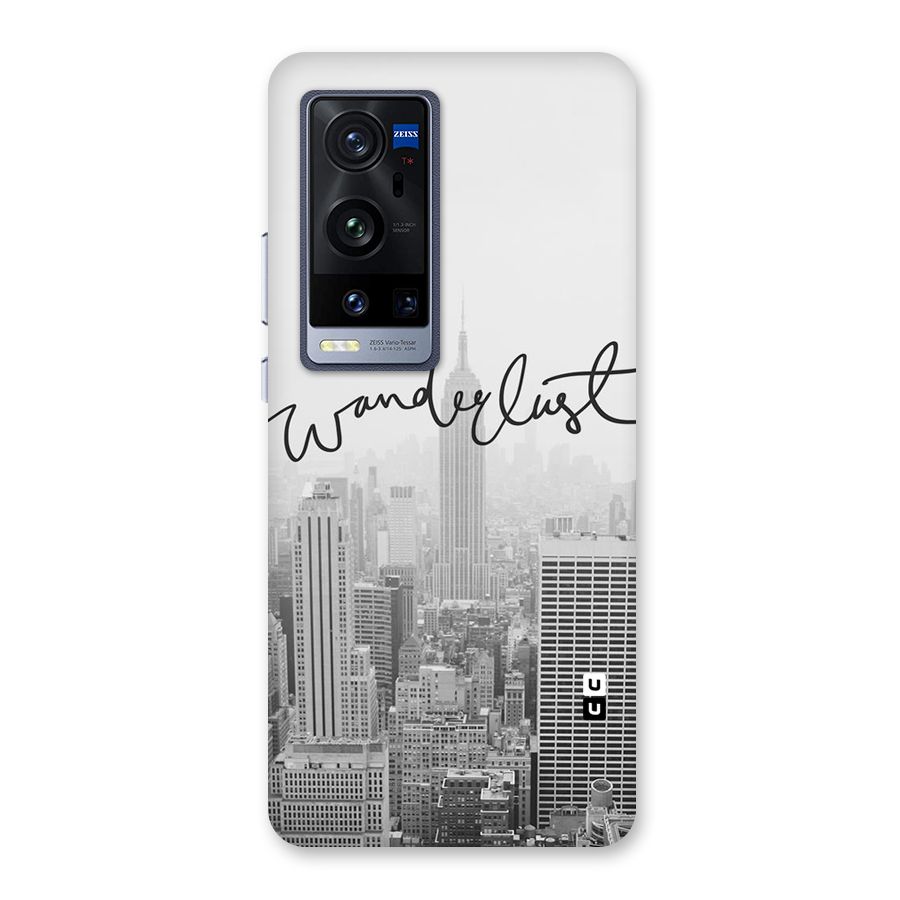 City Wanderlust Monochrome Back Case for Vivo X60 Pro Plus