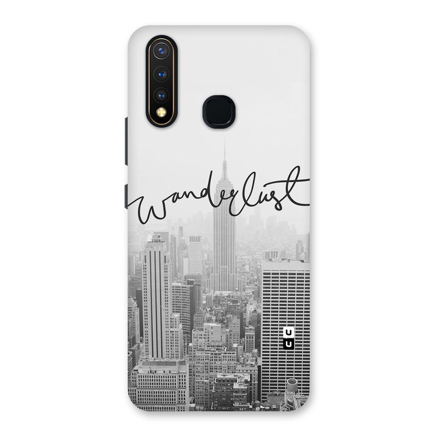 City Wanderlust Monochrome Back Case for Vivo Y19