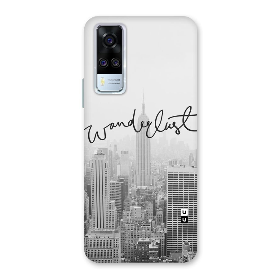 City Wanderlust Monochrome Back Case for Vivo Y31