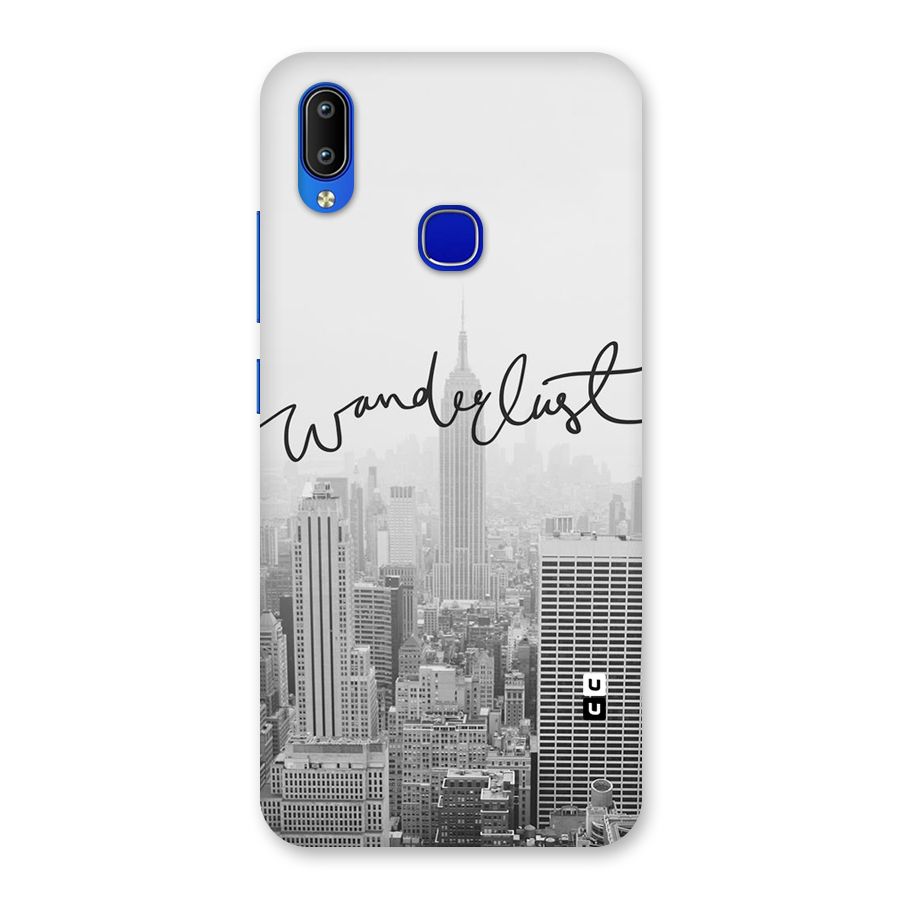 City Wanderlust Monochrome Back Case for Vivo Y91