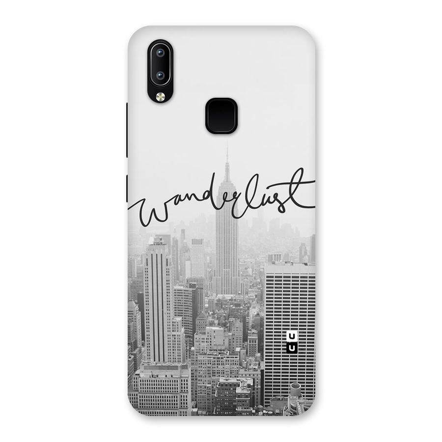 City Wanderlust Monochrome Back Case for Vivo Y93