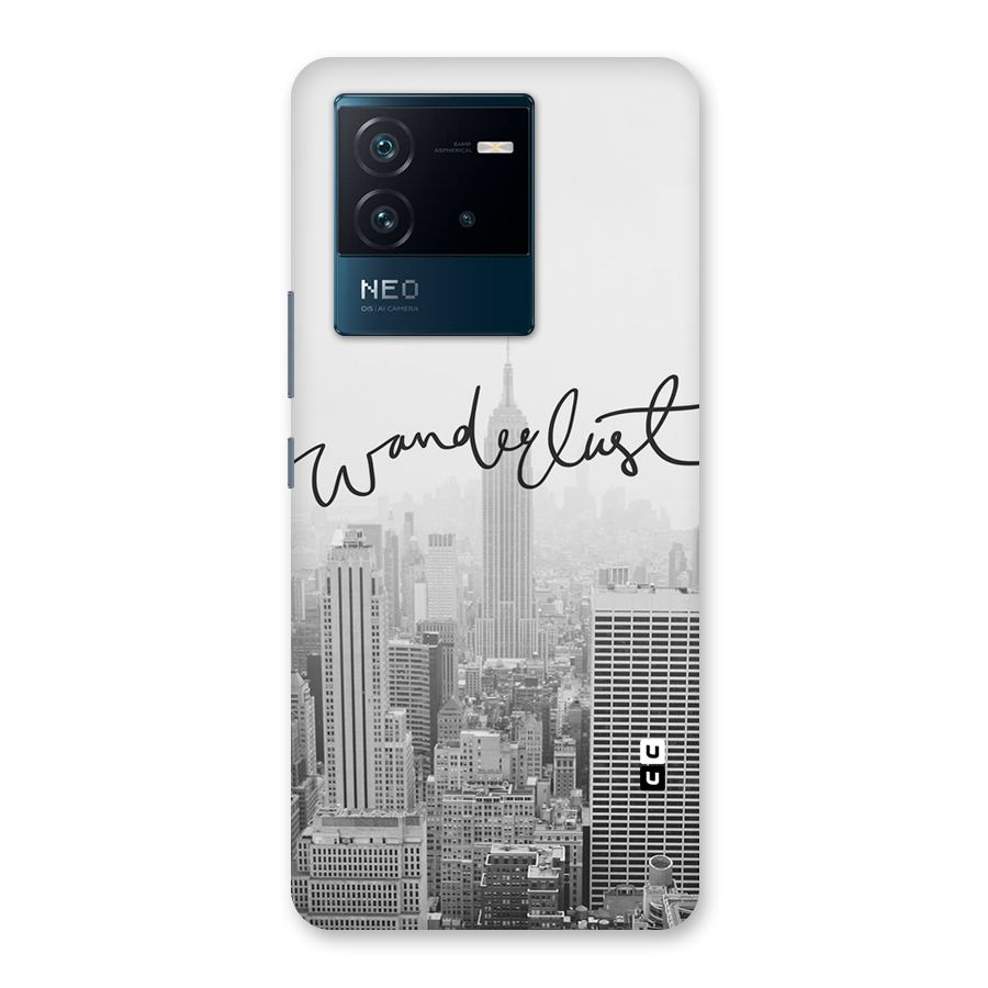 City Wanderlust Monochrome Back Case for Vivo iQOO Neo 6 5G