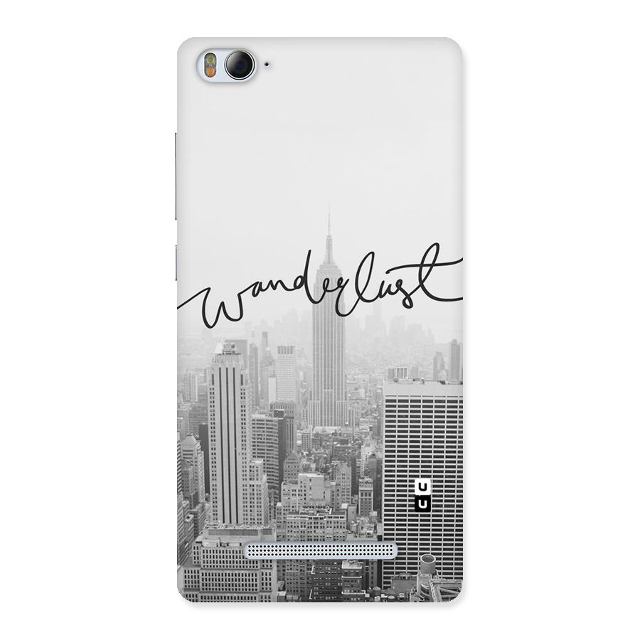 City Wanderlust Monochrome Back Case for Xiaomi Mi4i