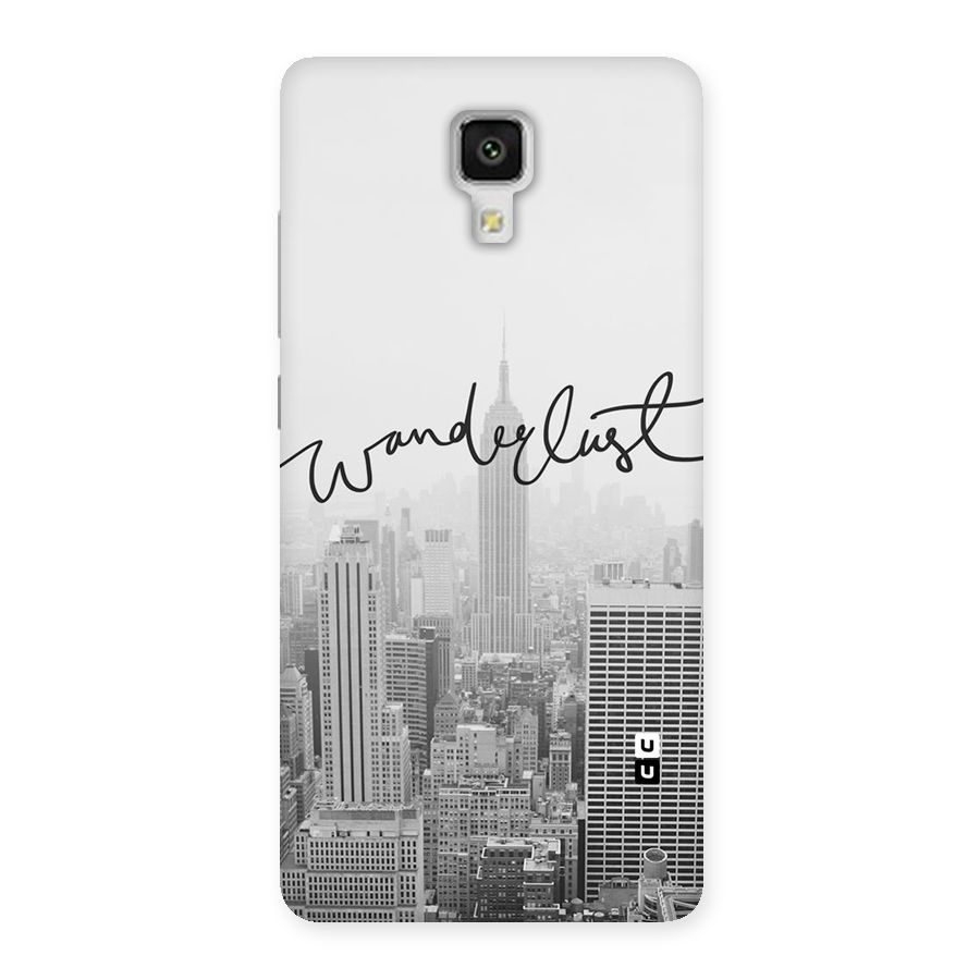 City Wanderlust Monochrome Back Case for Xiaomi Mi 4