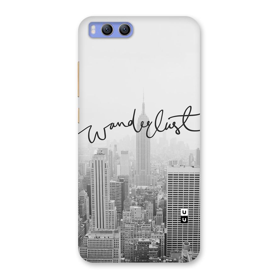 City Wanderlust Monochrome Back Case for Xiaomi Mi 6