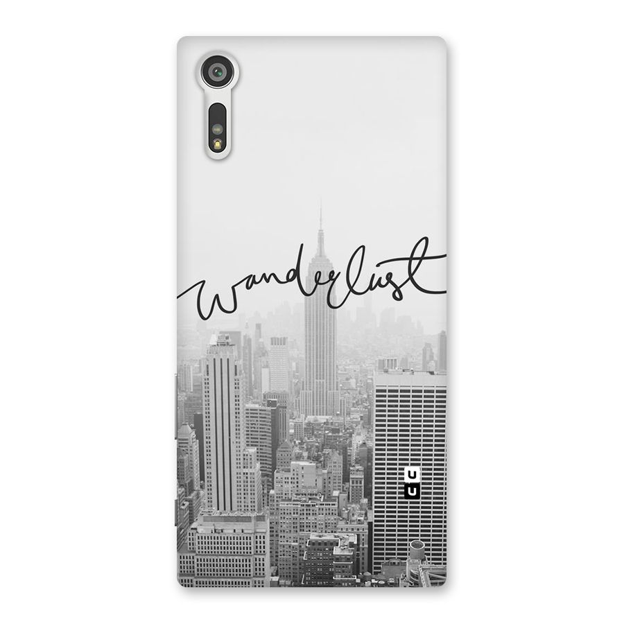 City Wanderlust Monochrome Back Case for Xperia XZ