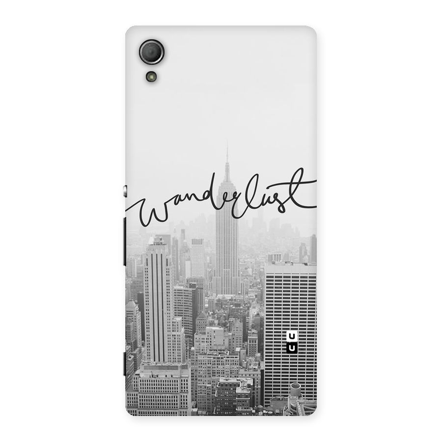 City Wanderlust Monochrome Back Case for Xperia Z3 Plus