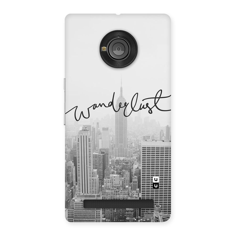City Wanderlust Monochrome Back Case for Yu Yuphoria