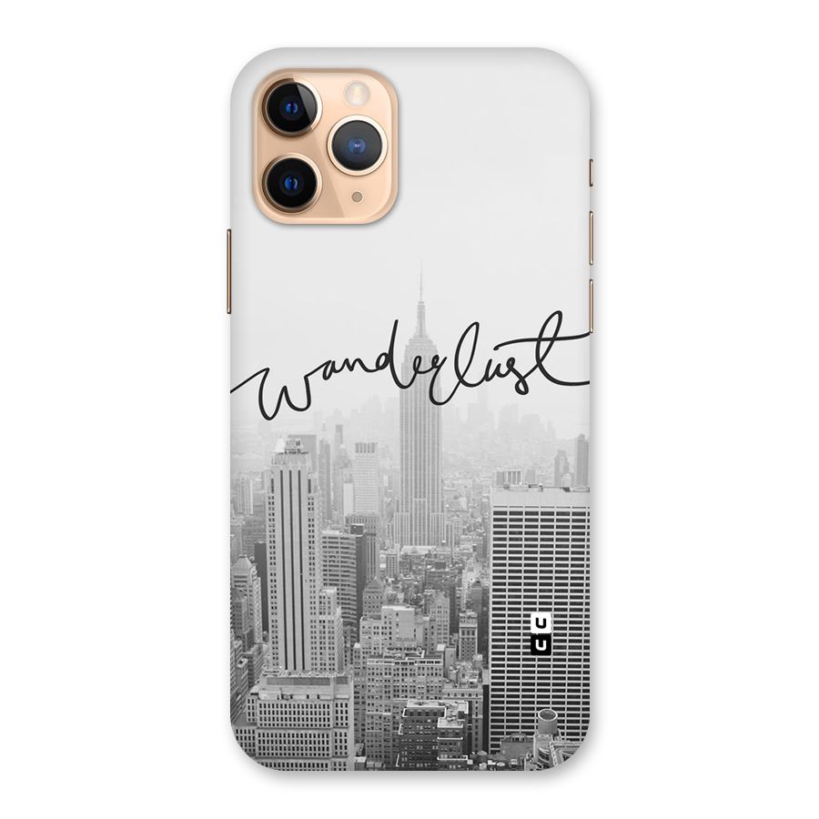 City Wanderlust Monochrome Back Case for iPhone 11 Pro