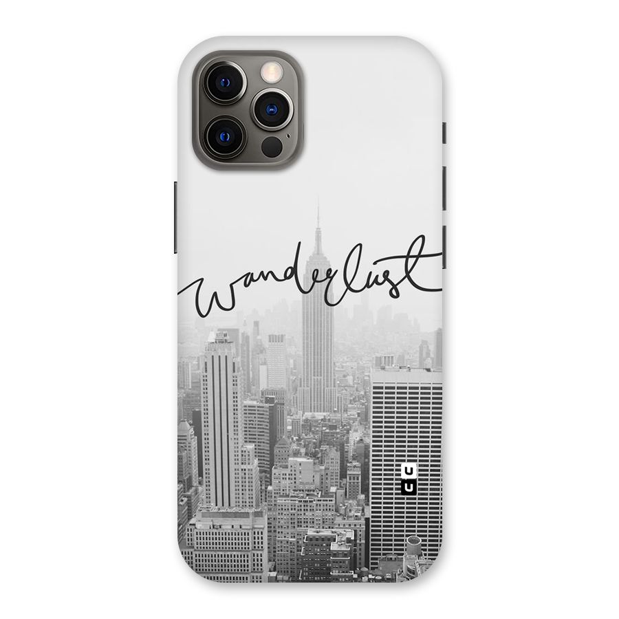 City Wanderlust Monochrome Back Case for iPhone 12 Pro