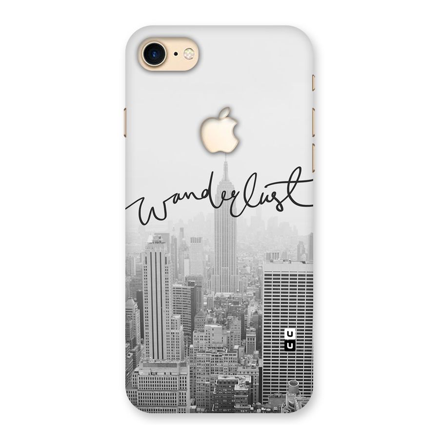 City Wanderlust Monochrome Back Case for iPhone 7 Apple Cut