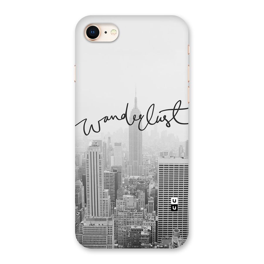 City Wanderlust Monochrome Back Case for iPhone 8
