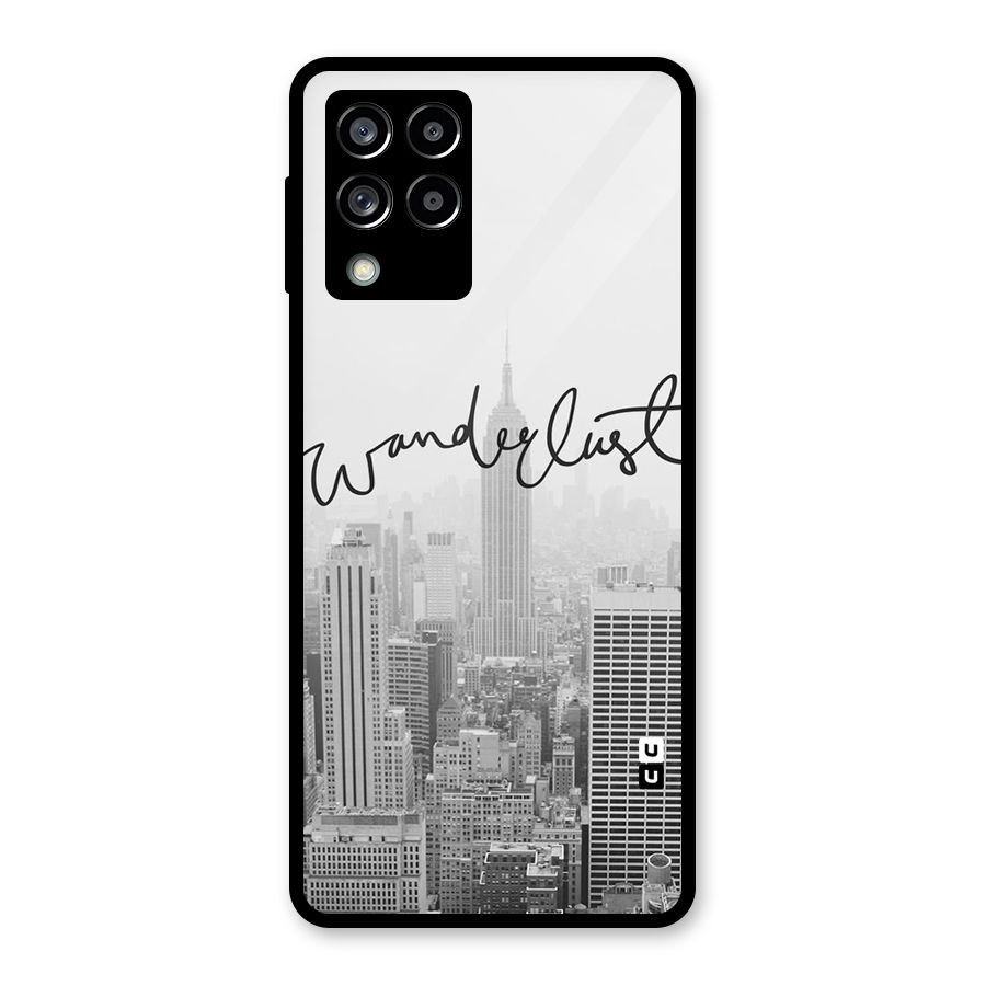 City Wanderlust Monochrome Glass Back Case for Galaxy M53 5G