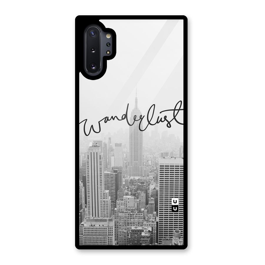 City Wanderlust Monochrome Glass Back Case for Galaxy Note 10 Plus