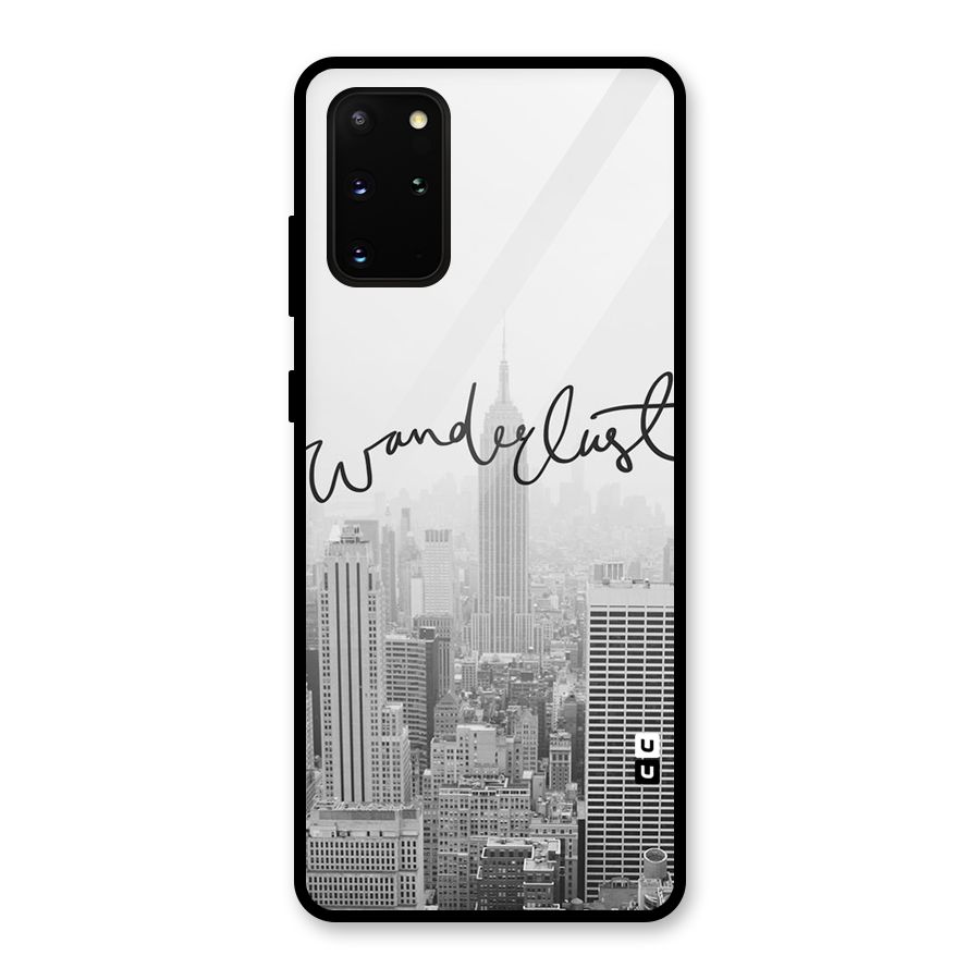 City Wanderlust Monochrome Glass Back Case for Galaxy S20 Plus