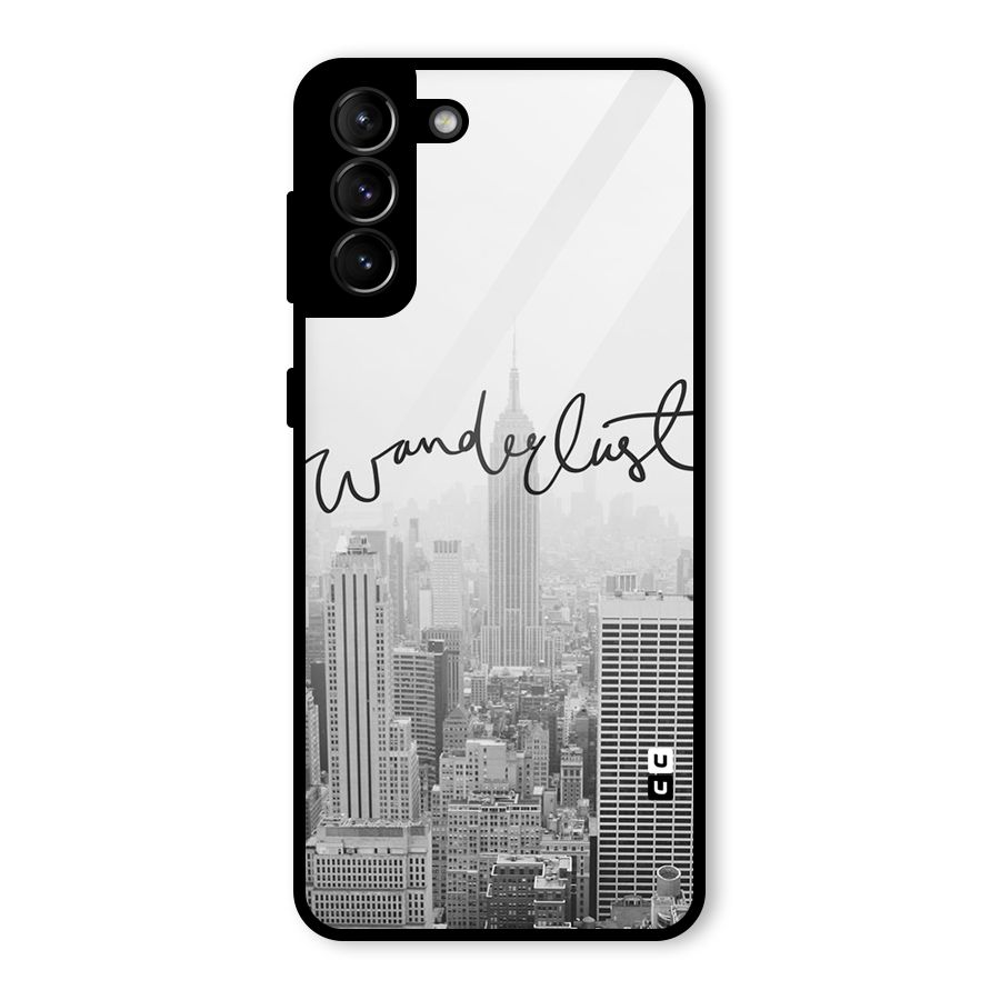 City Wanderlust Monochrome Glass Back Case for Galaxy S21 Plus