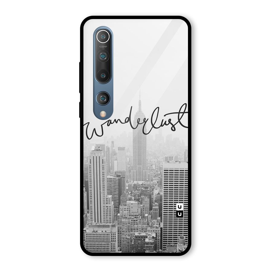 City Wanderlust Monochrome Glass Back Case for Mi 10