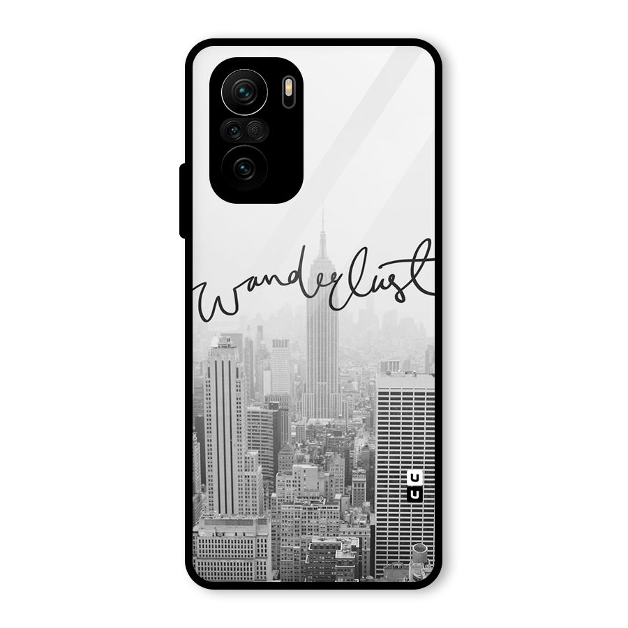 City Wanderlust Monochrome Glass Back Case for Mi 11X Pro