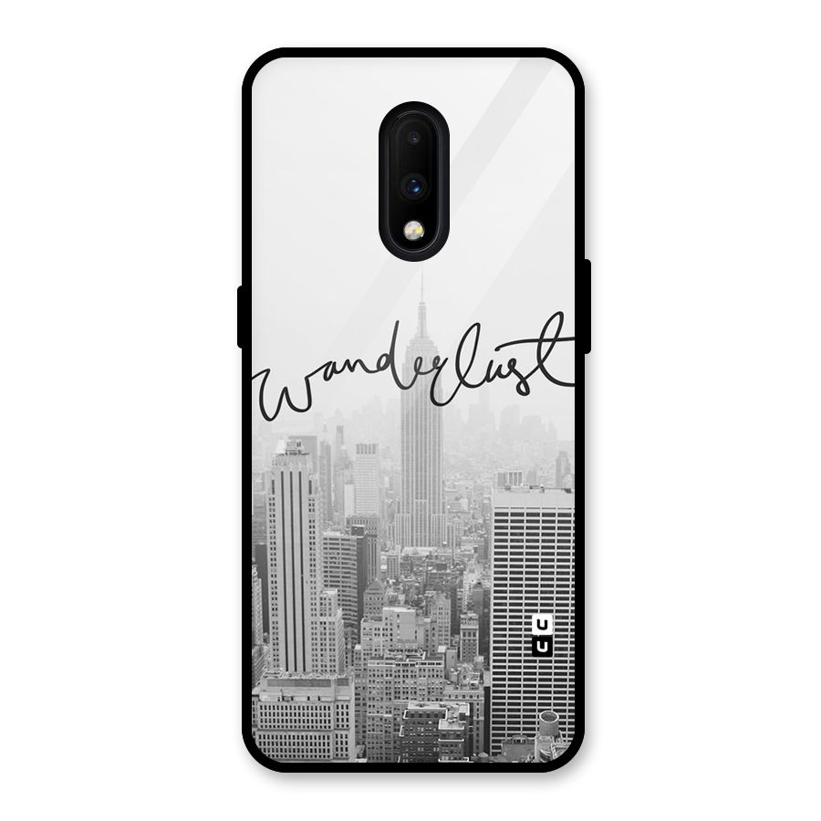 City Wanderlust Monochrome Glass Back Case for OnePlus 7