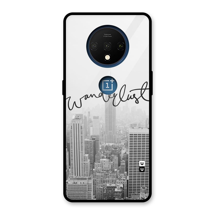 City Wanderlust Monochrome Glass Back Case for OnePlus 7T