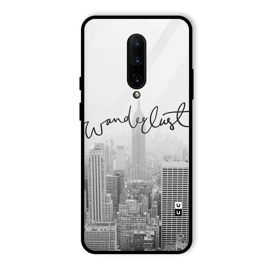City Wanderlust Monochrome Glass Back Case for OnePlus 7 Pro