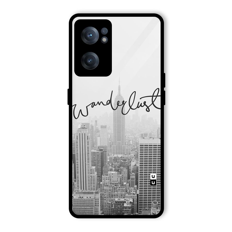 City Wanderlust Monochrome Glass Back Case for OnePlus Nord CE 2 5G