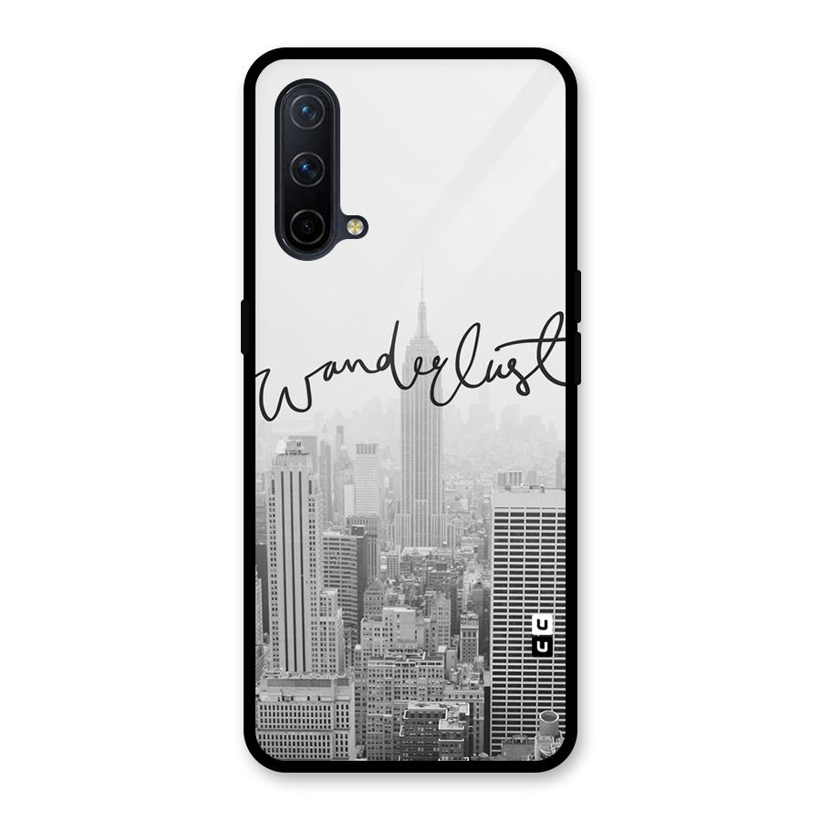 City Wanderlust Monochrome Glass Back Case for OnePlus Nord CE 5G