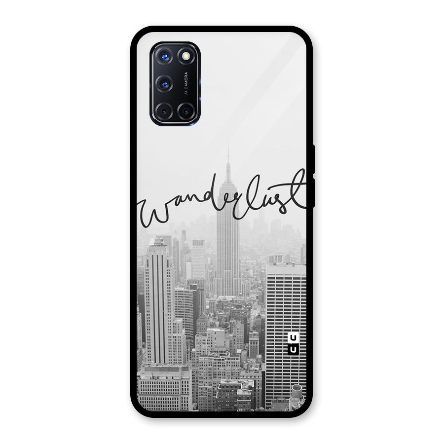 City Wanderlust Monochrome Glass Back Case for Oppo A52
