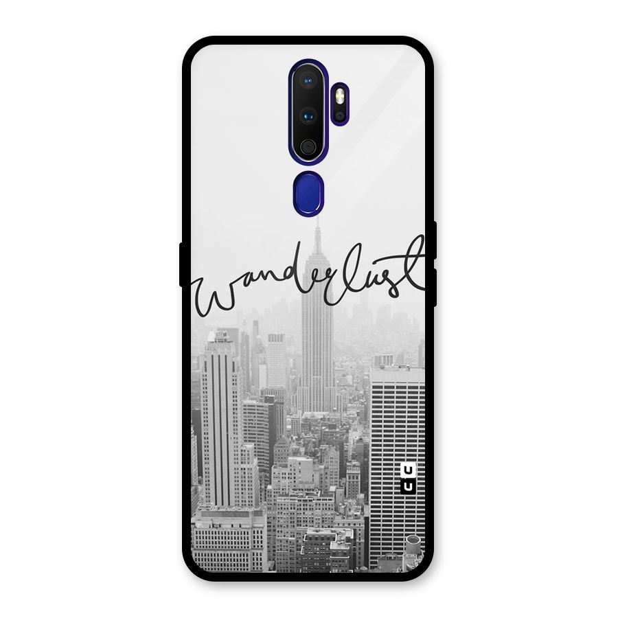 City Wanderlust Monochrome Glass Back Case for Oppo A9 (2020)
