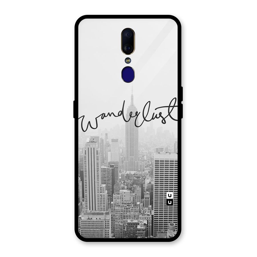 City Wanderlust Monochrome Glass Back Case for Oppo F11