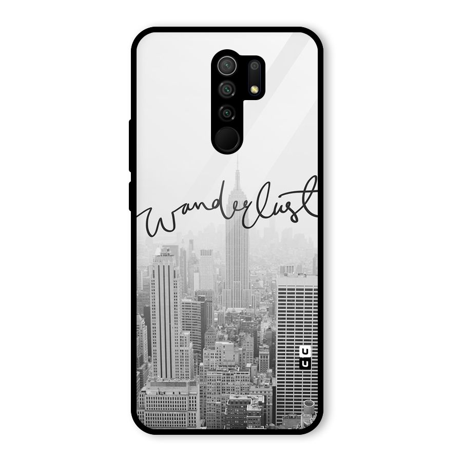 City Wanderlust Monochrome Glass Back Case for Poco M2
