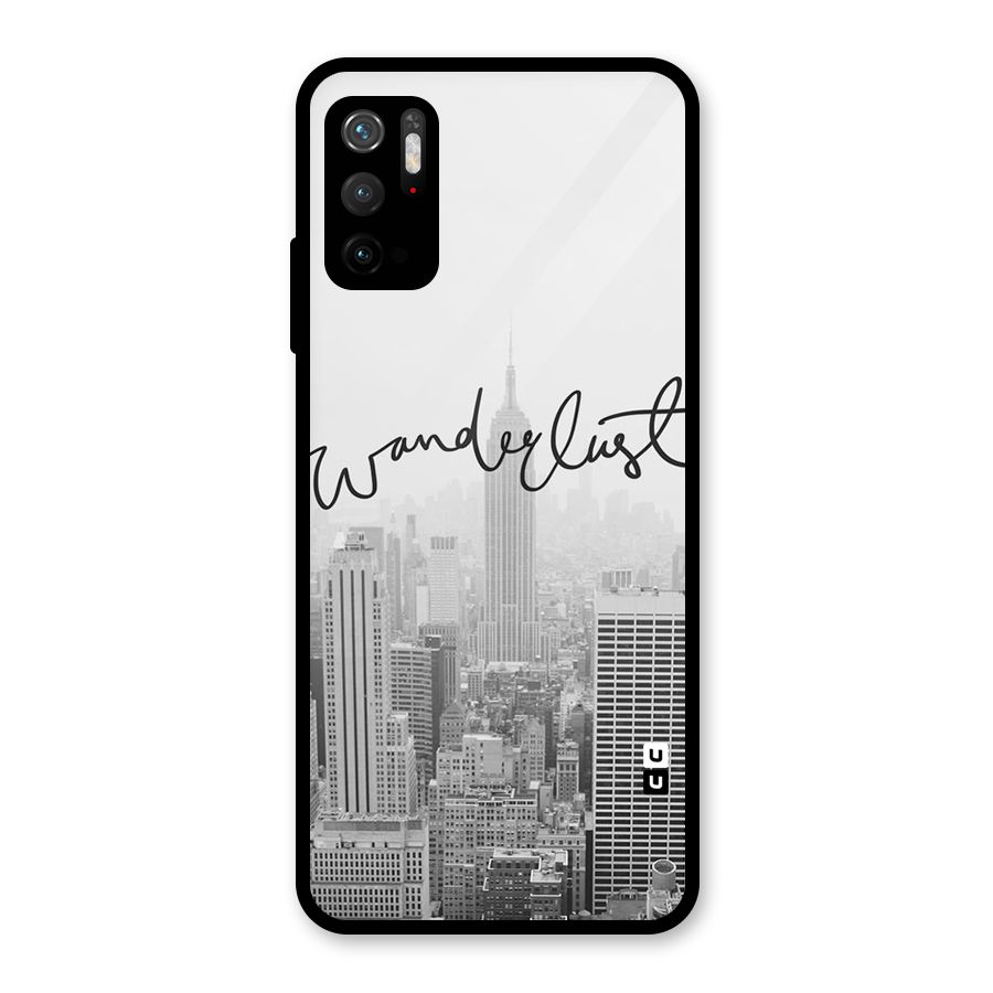 City Wanderlust Monochrome Glass Back Case for Poco M3 Pro 5G