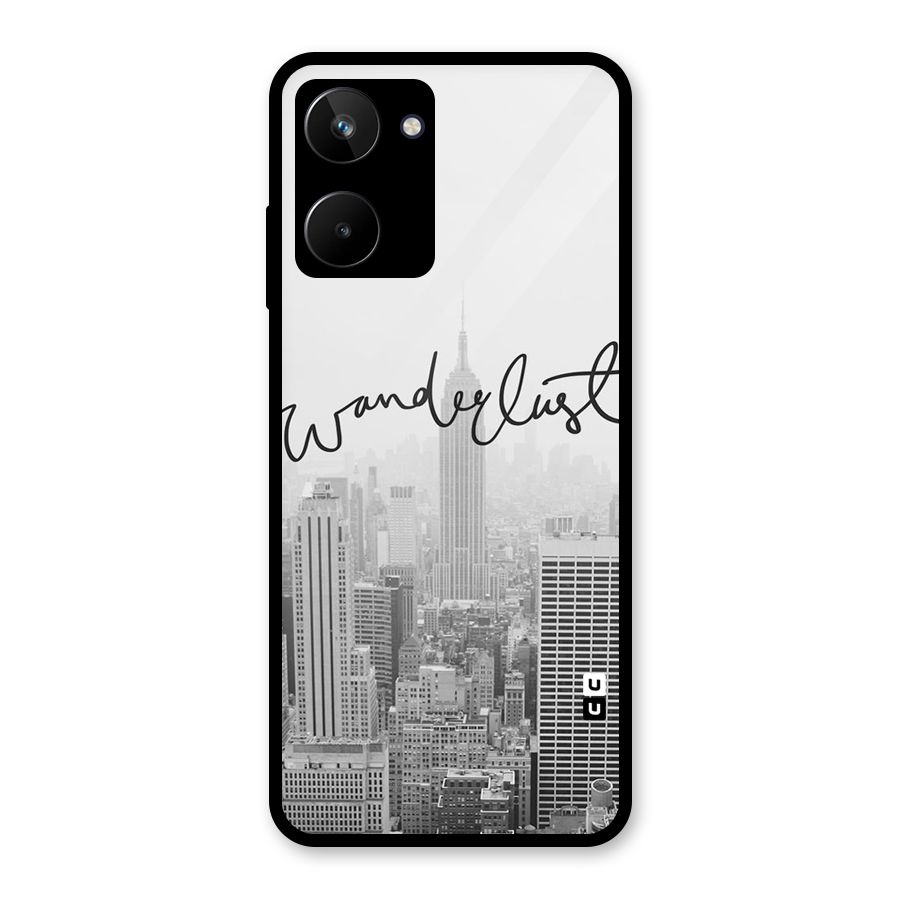 City Wanderlust Monochrome Glass Back Case for Realme 10