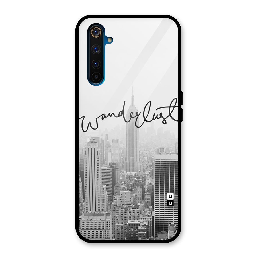 City Wanderlust Monochrome Glass Back Case for Realme 6 Pro