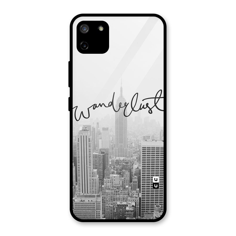 City Wanderlust Monochrome Glass Back Case for Realme C11