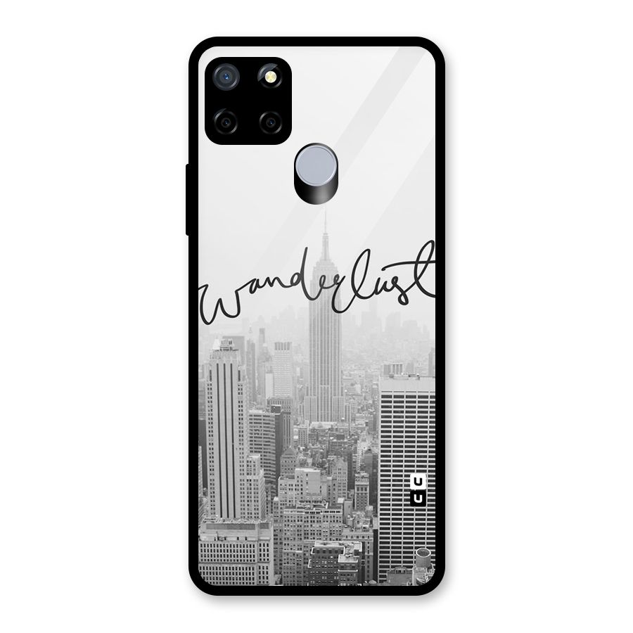 City Wanderlust Monochrome Glass Back Case for Realme C15