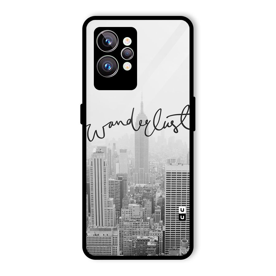 City Wanderlust Monochrome Glass Back Case for Realme GT2 Pro
