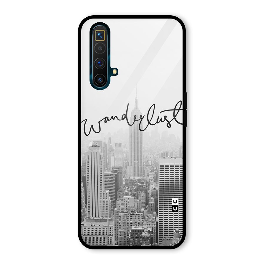 City Wanderlust Monochrome Glass Back Case for Realme X3 SuperZoom