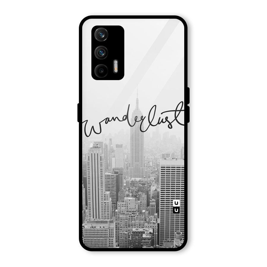 City Wanderlust Monochrome Glass Back Case for Realme X7 Max