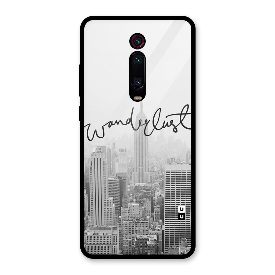City Wanderlust Monochrome Glass Back Case for Redmi K20