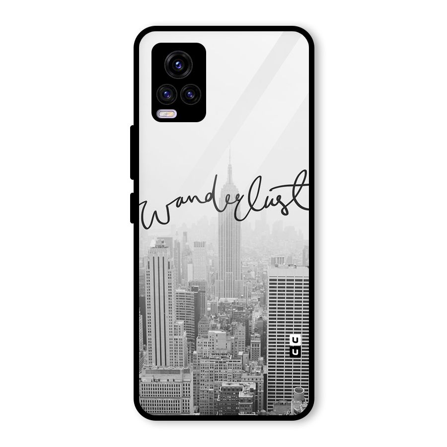 City Wanderlust Monochrome Glass Back Case for Vivo V20
