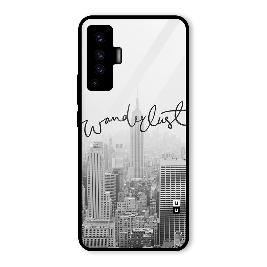 City Wanderlust Monochrome Glass Back Case for Vivo X50