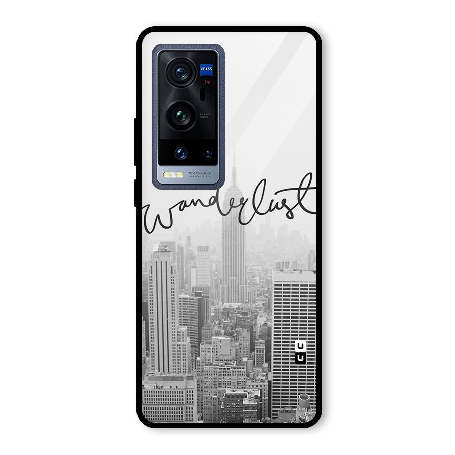 City Wanderlust Monochrome Glass Back Case for Vivo X60 Pro Plus