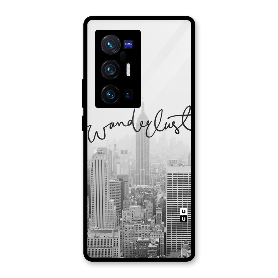 City Wanderlust Monochrome Glass Back Case for Vivo X70 Pro Plus