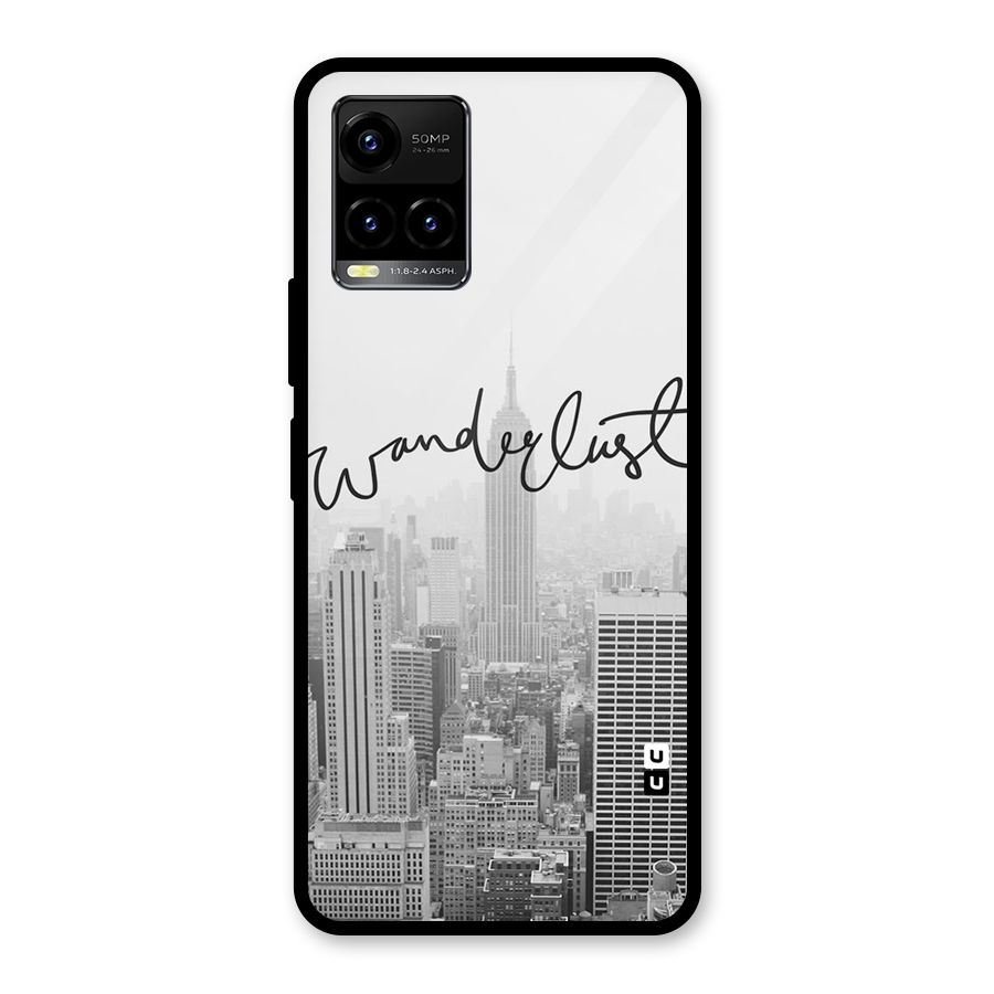 City Wanderlust Monochrome Glass Back Case for Vivo Y21T