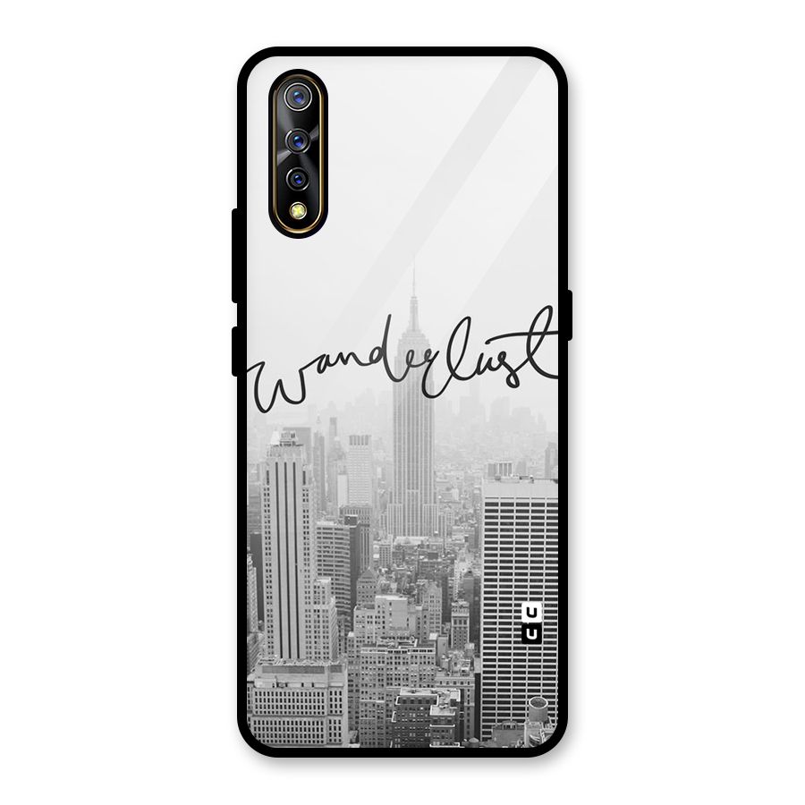 City Wanderlust Monochrome Glass Back Case for Vivo Z1x